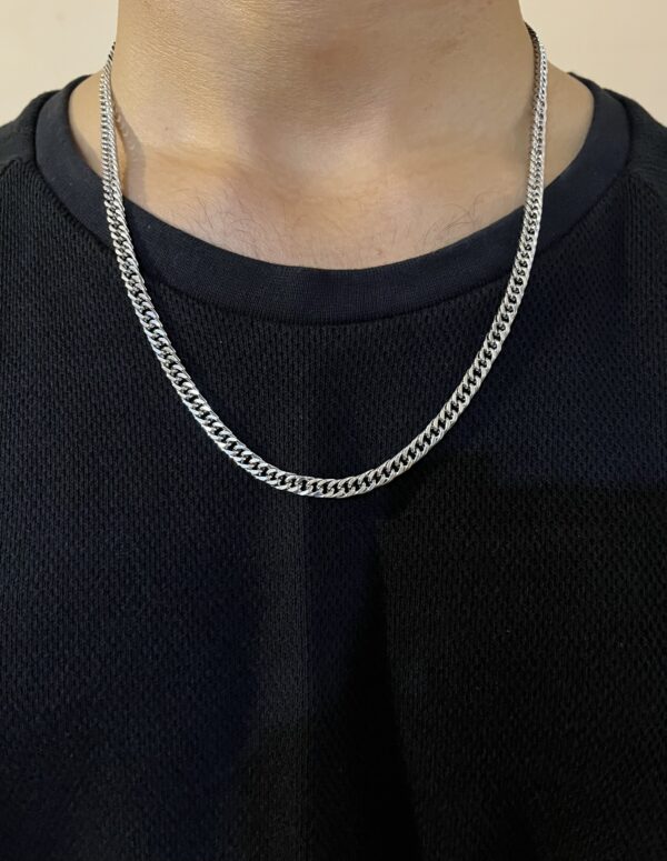 CUBAN CHAIN - 5MM - SILVER